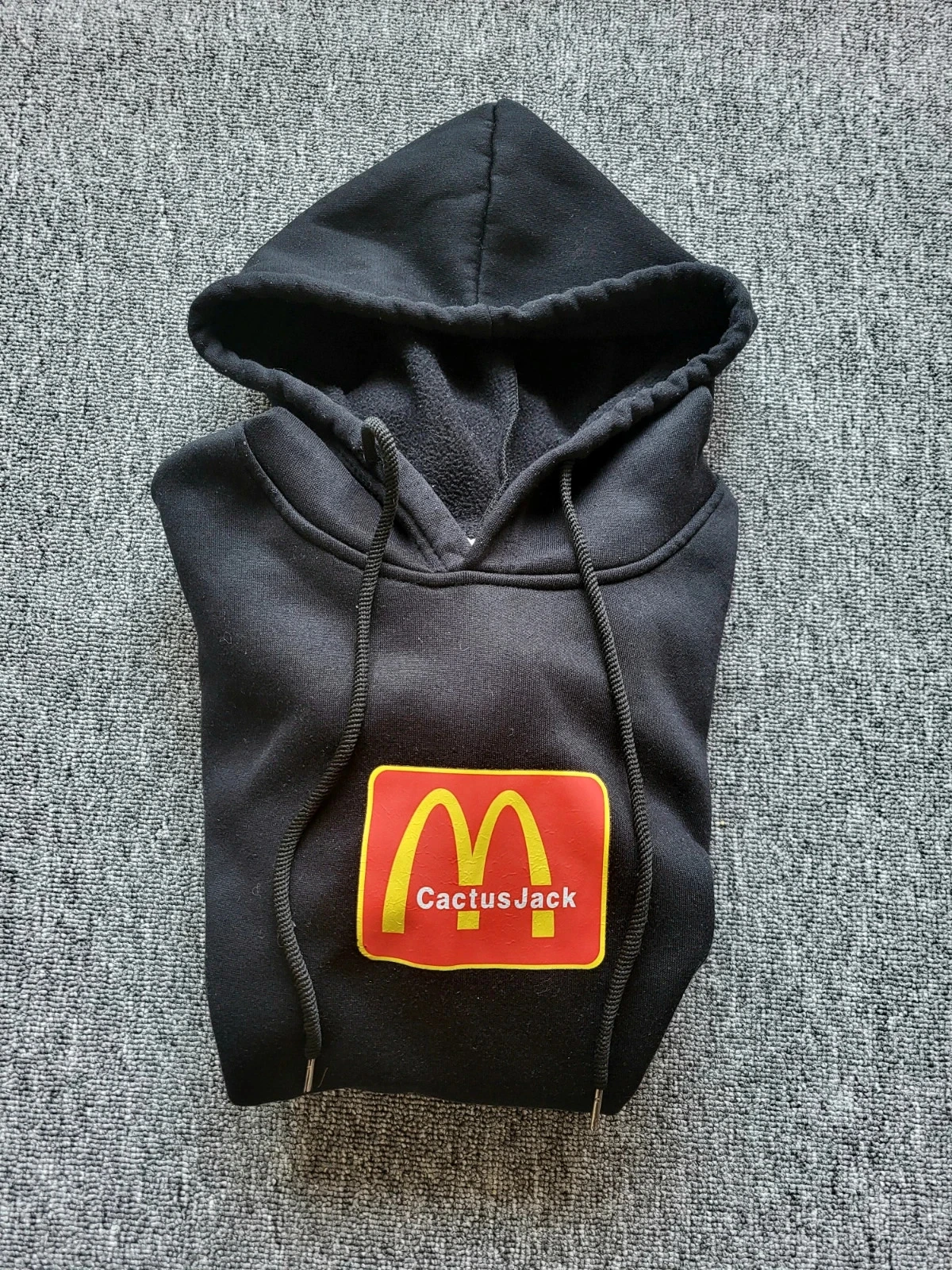 capuz cactus jack x mcdonald's preto moletom com capuz travis scott rap us – photo 7